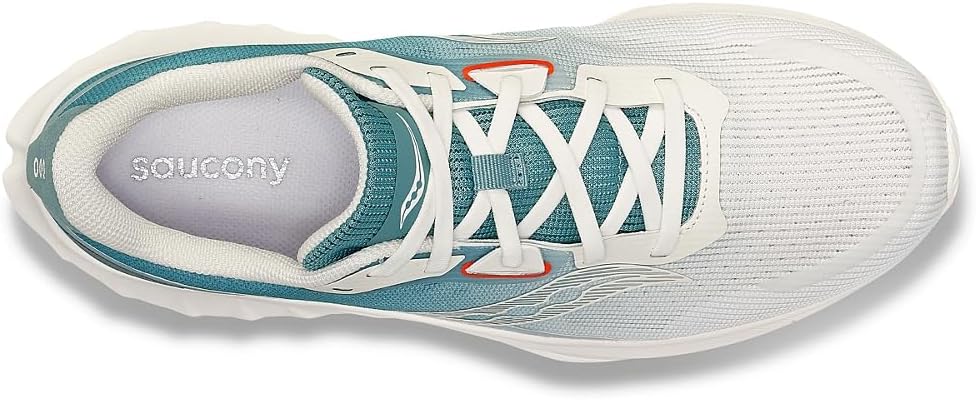 Мужские кроссовки Saucony Tide 2, белый/бирюзовый — фото 3