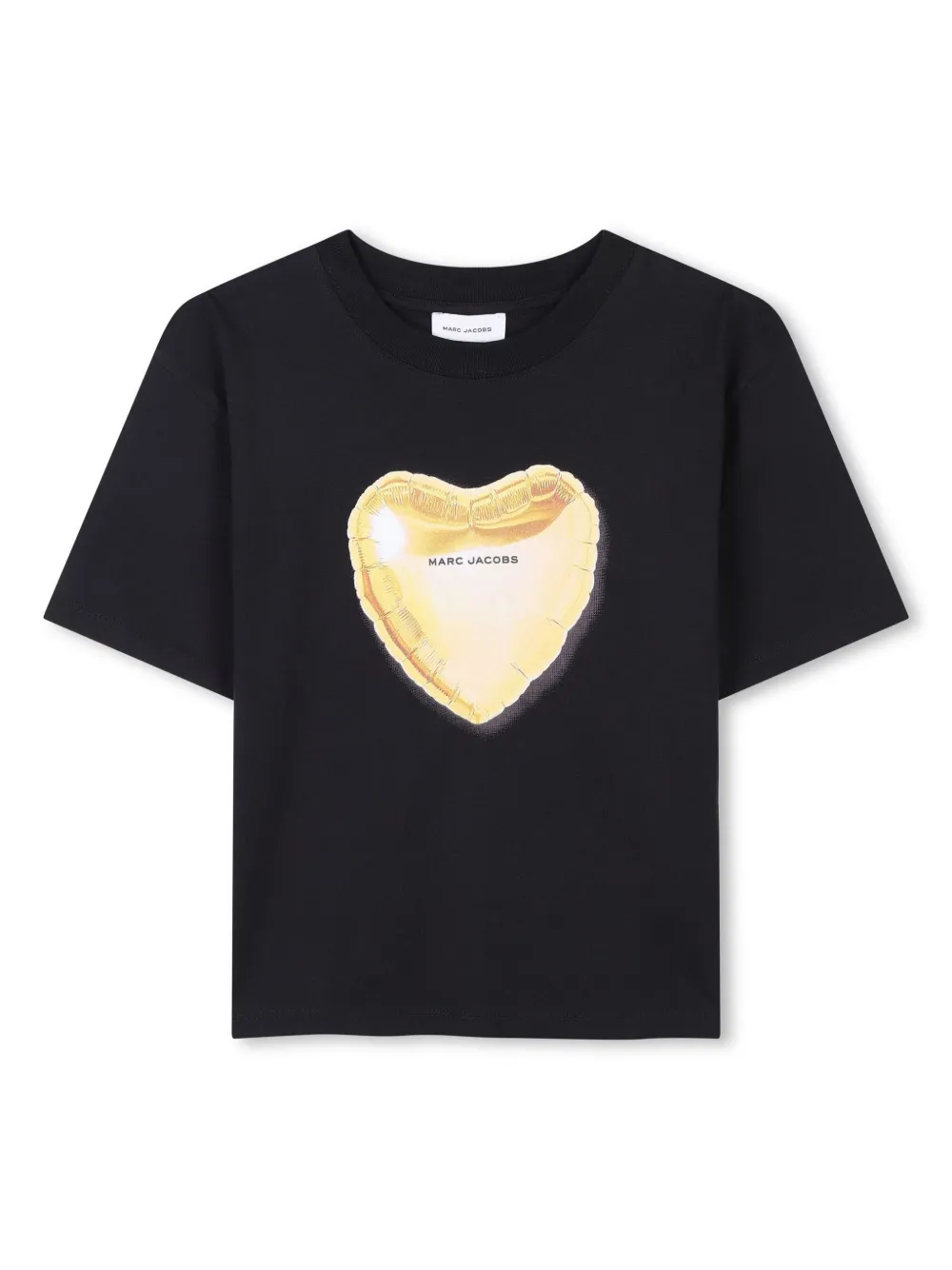 

Футболка с круглым вырезом Marc Jacobs Kids, черный