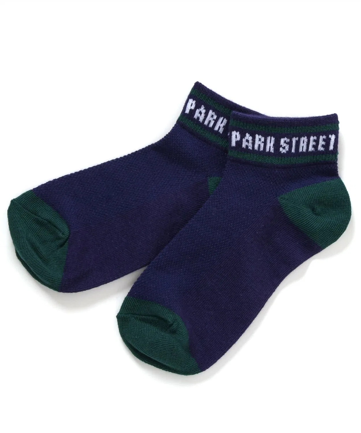Носки короткие BREEZE сетчатые хлопковые тёмно-синие
