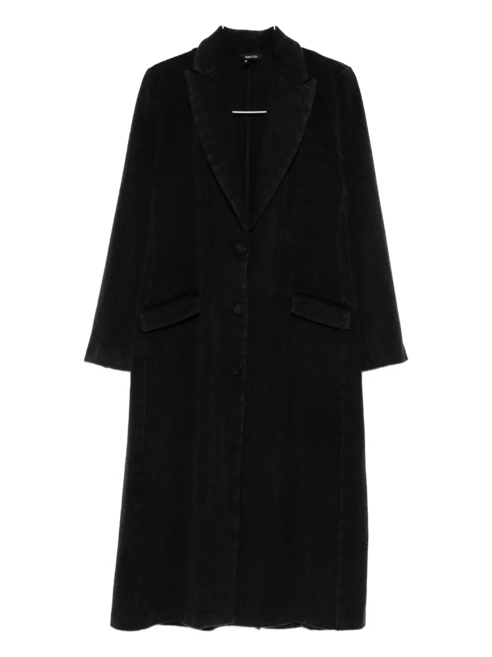 

Однобортное пальто Avant Toi, черный