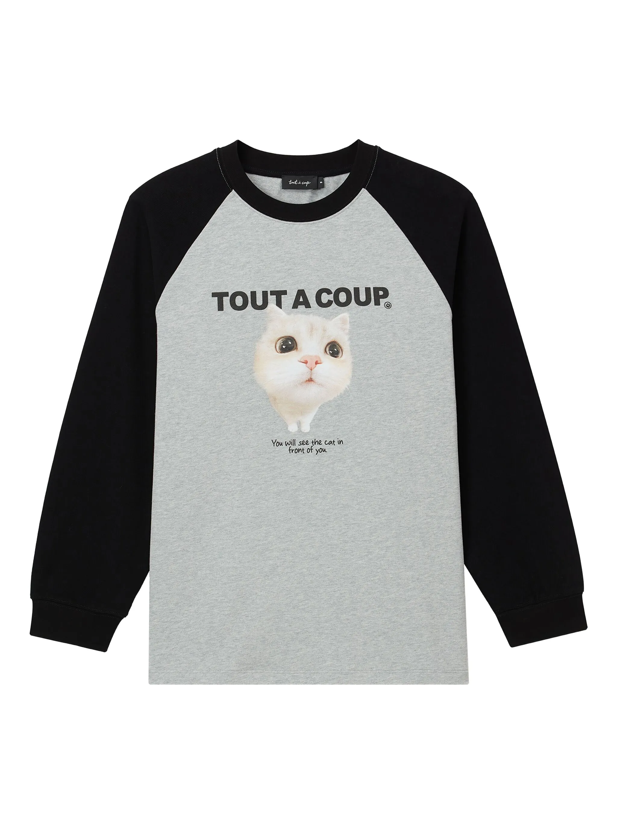 

Футболка с принтом Tout A Coup, серый