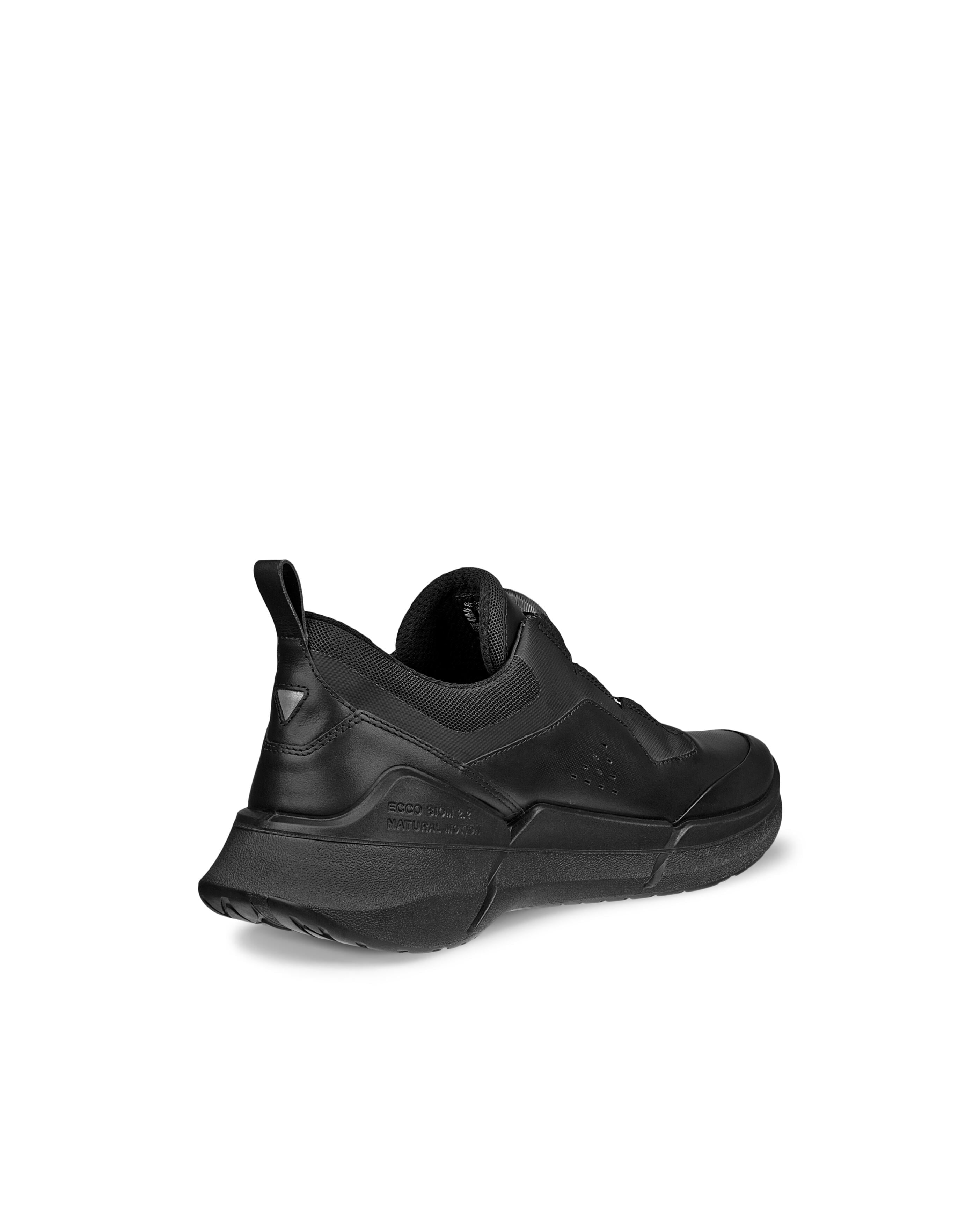Мужские спортивные кроссовки ECCO Biom 2.2 из натуральной кожи для отдыха, BLACK