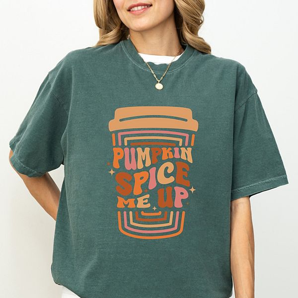 

Футболка с принтом Pumpkin spice me up cup Simply Sage Market, Blue Spruce, Зеленый, Футболка с принтом Pumpkin spice me up cup Simply Sage Market, Blue Spruce