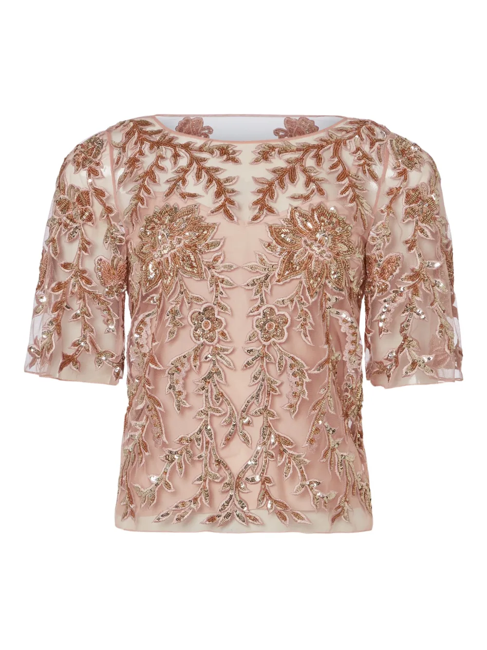 

Топ Genevieve с цветочным принтом Temperley London, розовый