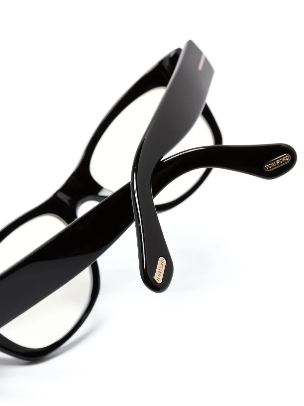 

Очки в квадратной оправе TOM FORD Eyewear, черный
