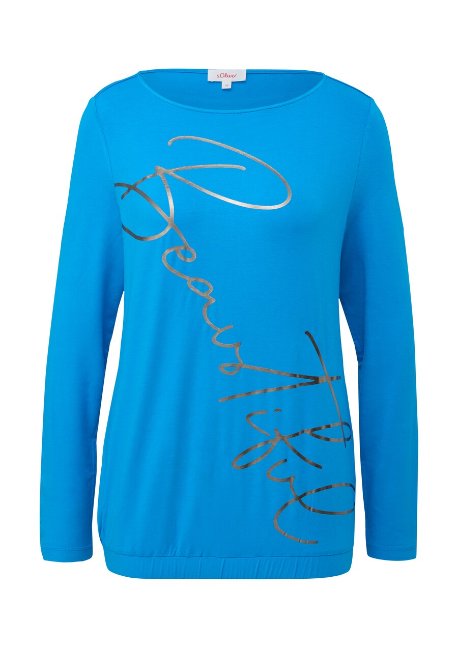 

Лонгслив s.Oliver Shirt, синий