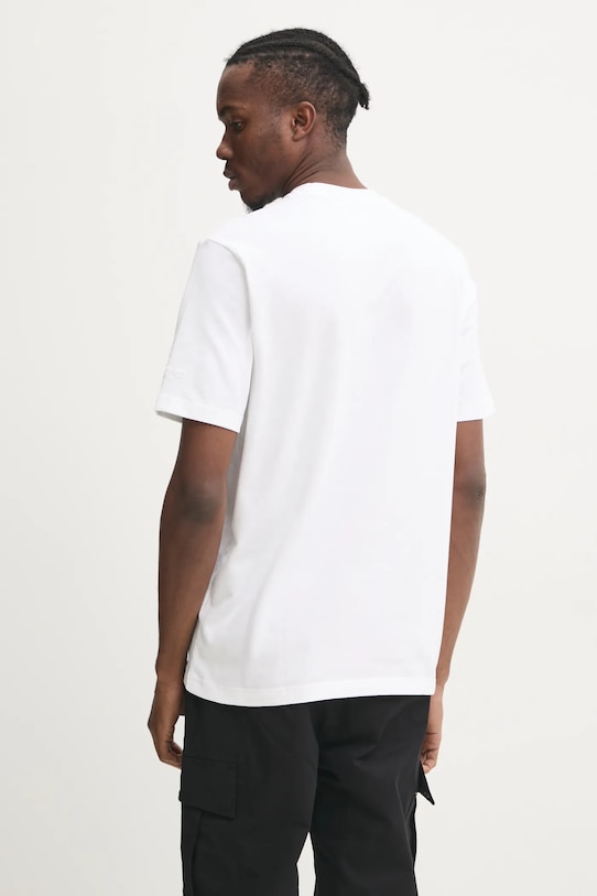 Хлопковая футболка GRFX TEE Adidas Originals, бежевый — фото 2