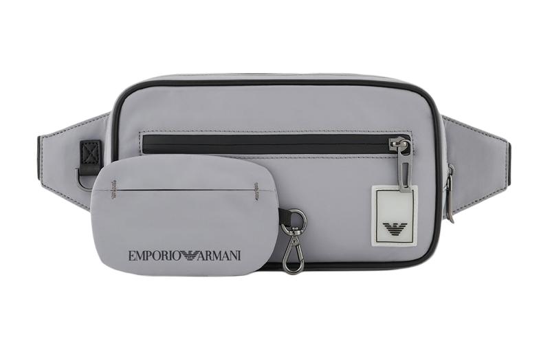 

Футболка из полиэстера мужская серая EMPORIO ARMANI
