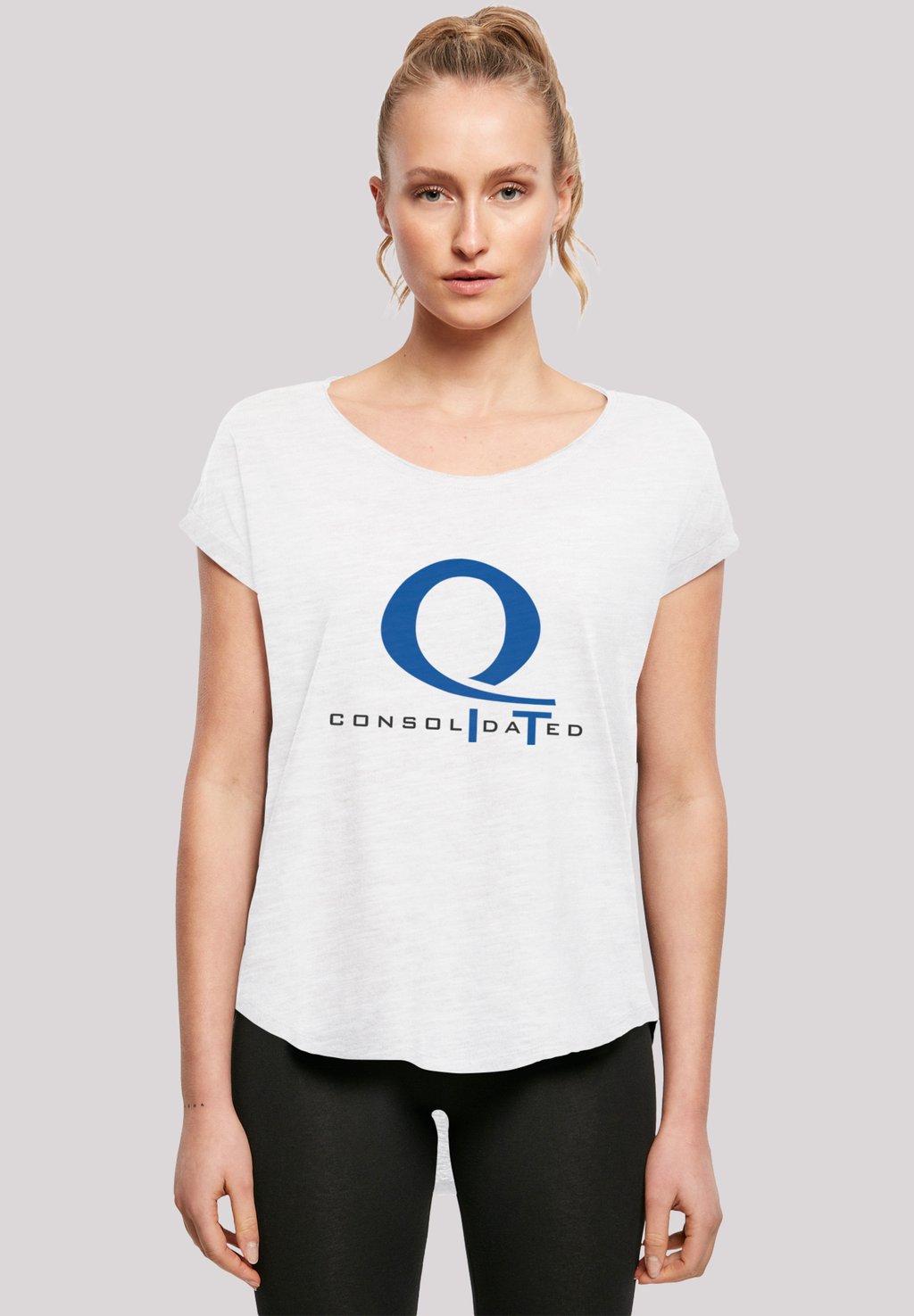 

Футболка с принтом DC COMICS ARROW QUEEN CONSOLIDATED LOGO F4NT4STIC, белый