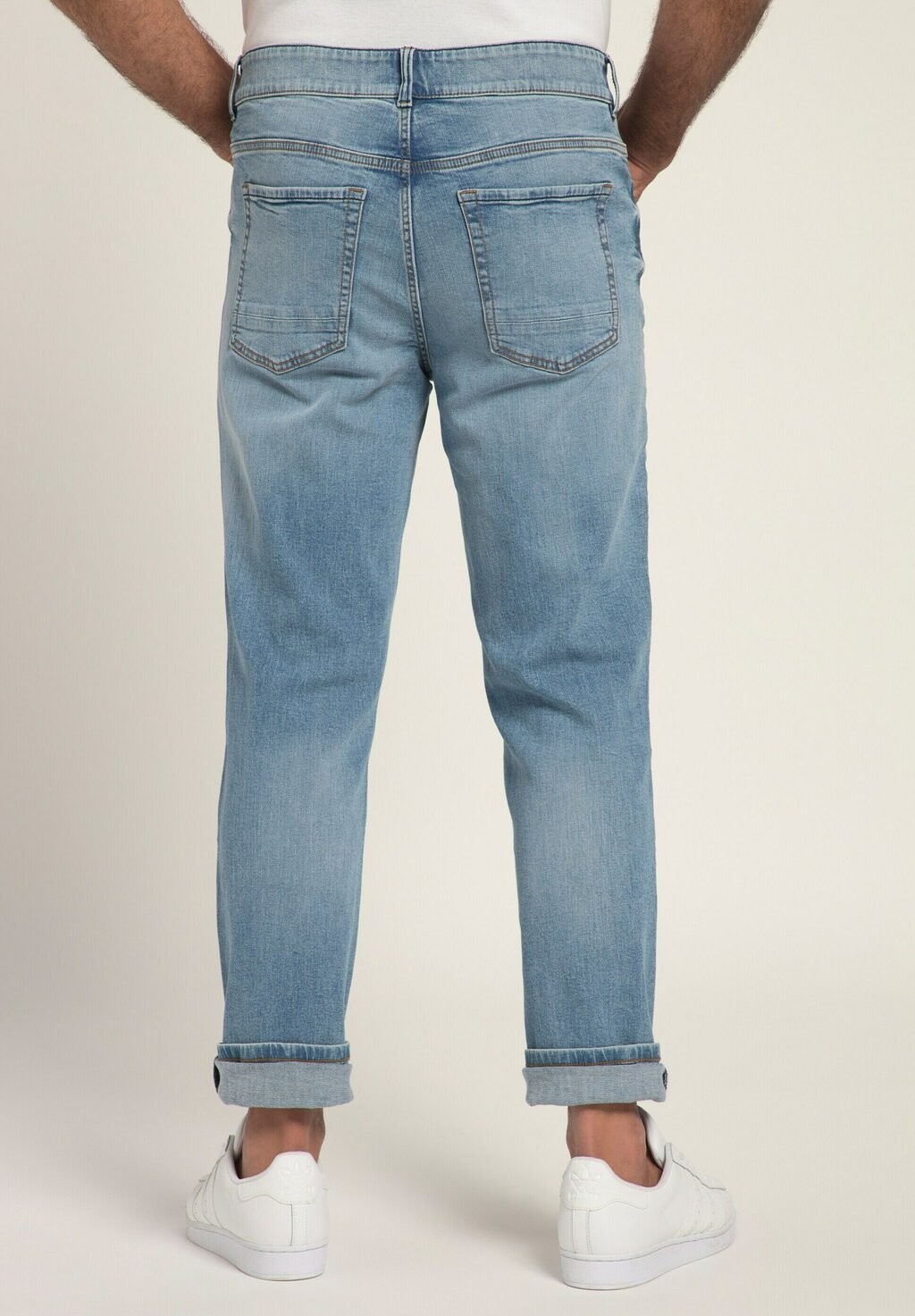Джинсы прямого кроя POWERSTRECH 5-POCKET REGULAR FIT JP1880, цвет light blue — фото 2