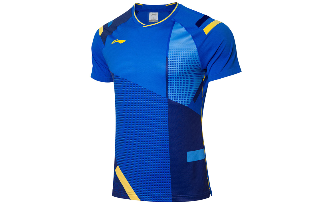 

Футболка мужская синяя LINING, Синий, Футболка мужская синяя LINING