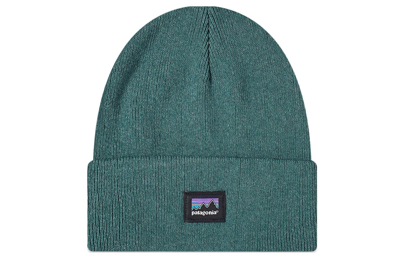 

Patagonia Recycled Cotton, Recycled Polyester Beanies Men's Green