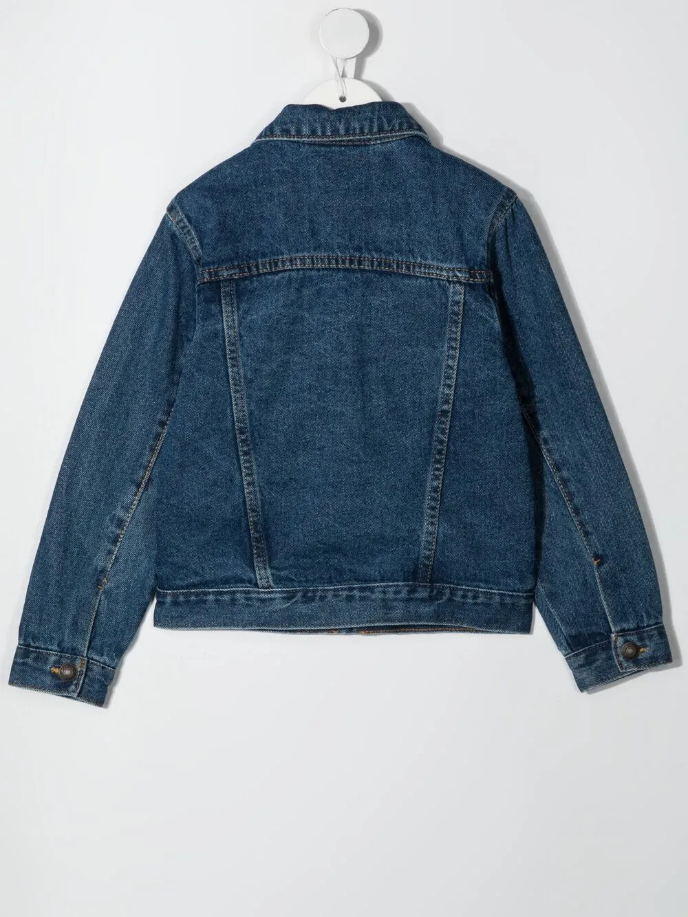 Джинсовая куртка с заостренным воротником Levi's Kids, синий — фото 2