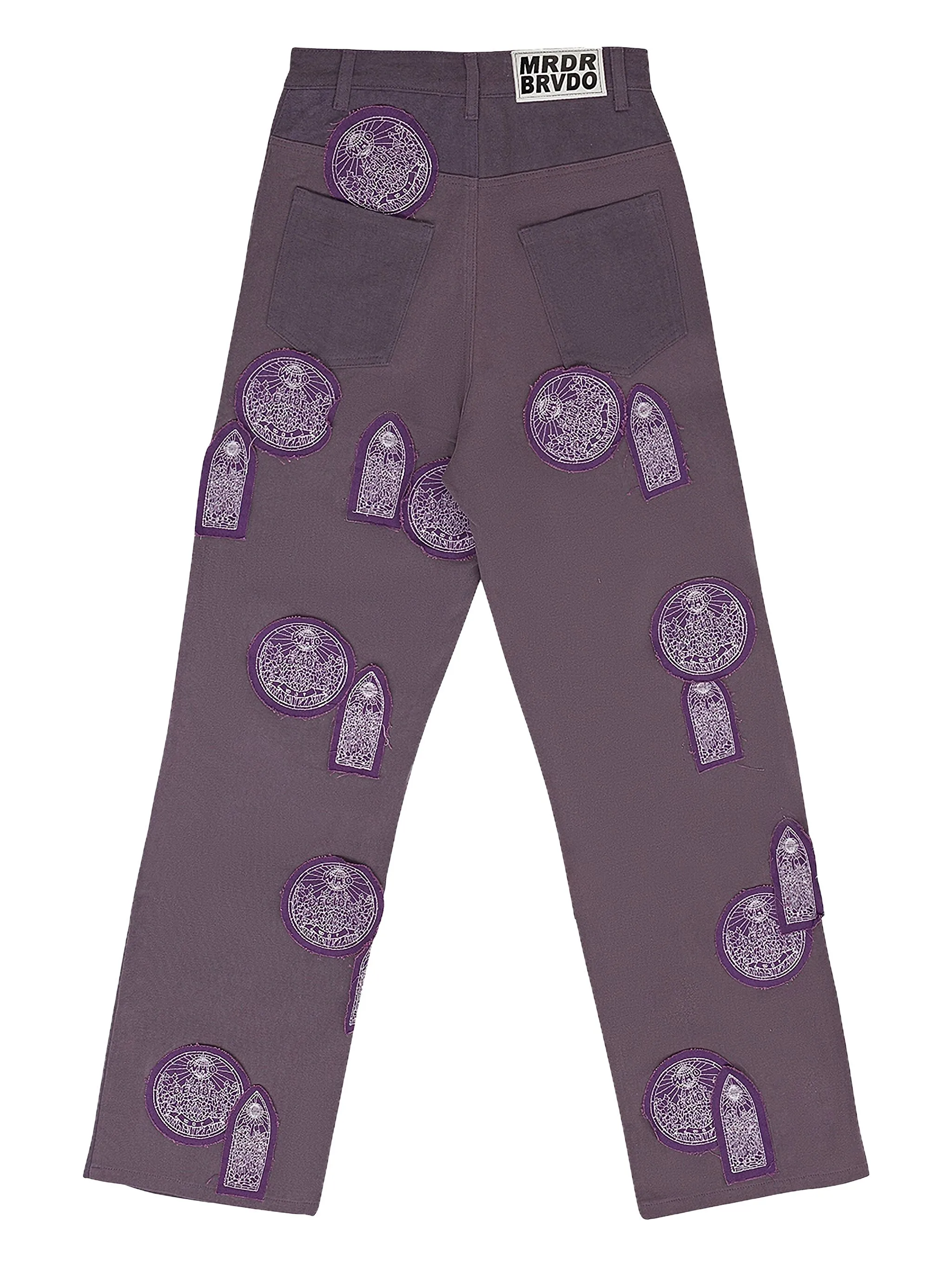 

Джинсы с карманами Who Decides War, фиолетовый