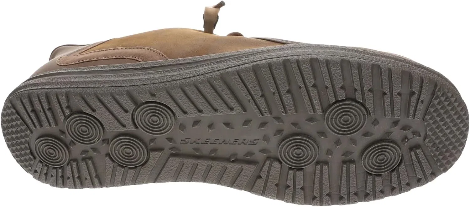 Туфли Skechers Mens Melson - Edrick, Dark Brown — фото 3