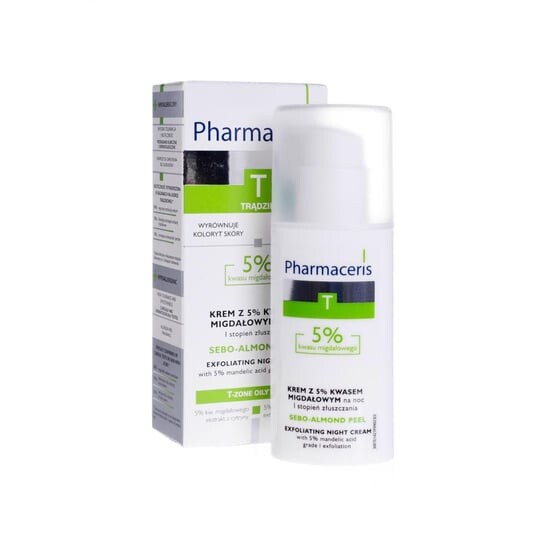 

Ночной крем с 5% миндальной кислоты, 50 мл Dr Irena, Eris Pharmaceris T, Sebo-Almond Peel, Dr Irena Eris