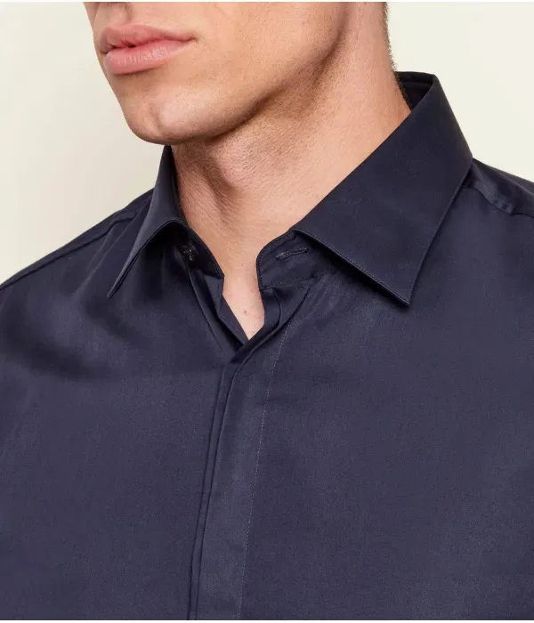 Футболка H-HANK-K-PARTY-261 slim fit Boss, темно-синий — фото 4