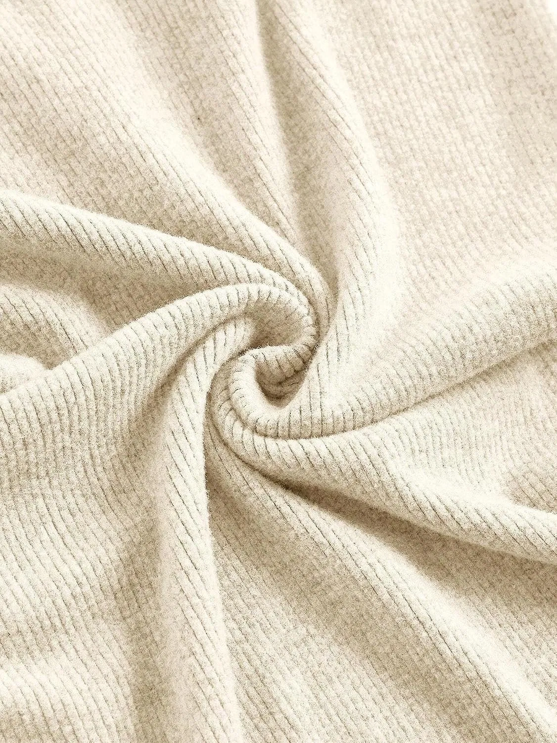 Женское облегающее миди-платье из рибаны Bodycon, Beige — фото 3