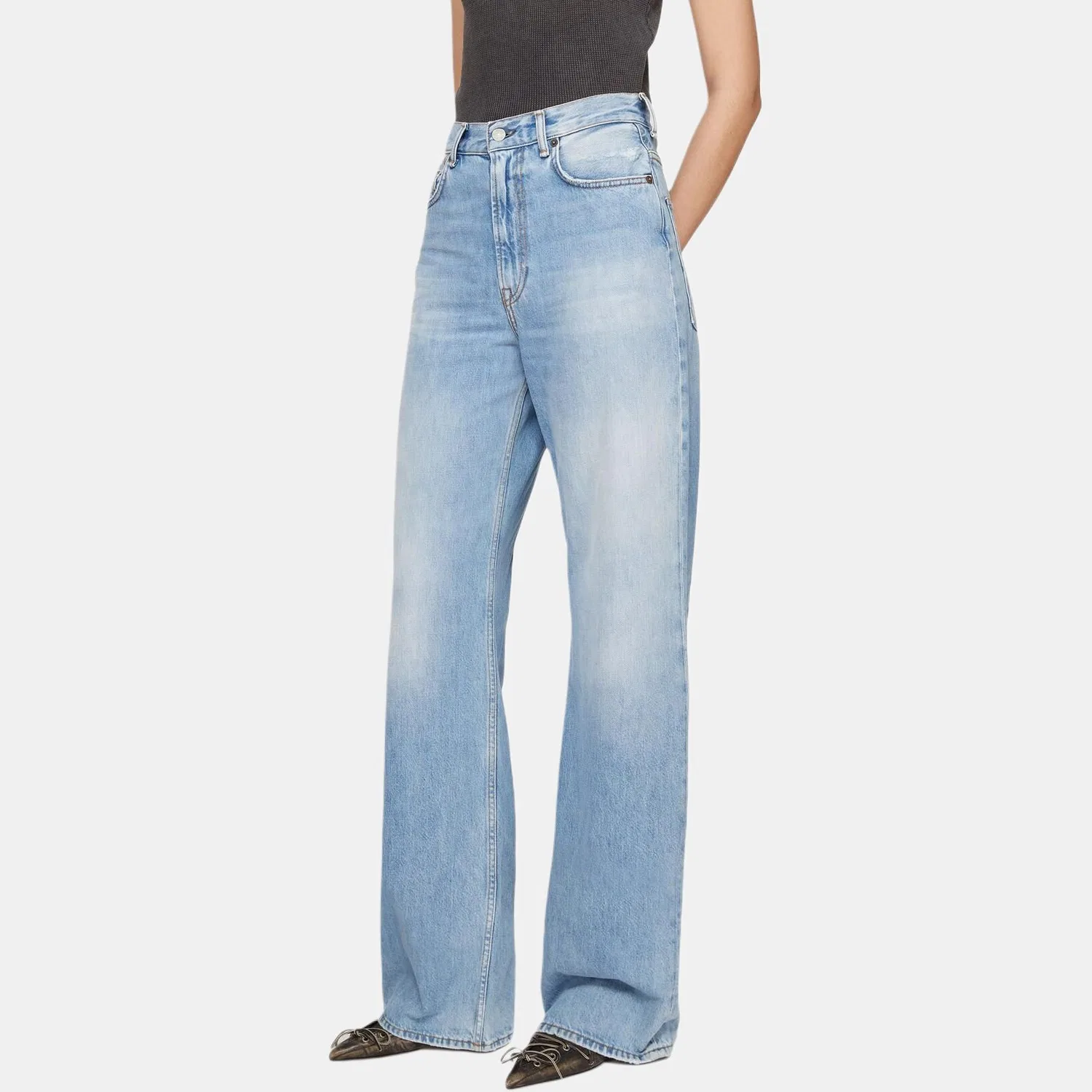 Джинсы свободного кроя Acne Studios, Blue — фото 4