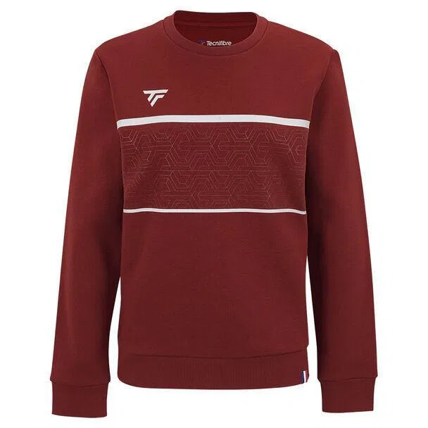 Детский свитшот для девочек Team Tecnifibre, Rot Korallenrot Weiss
