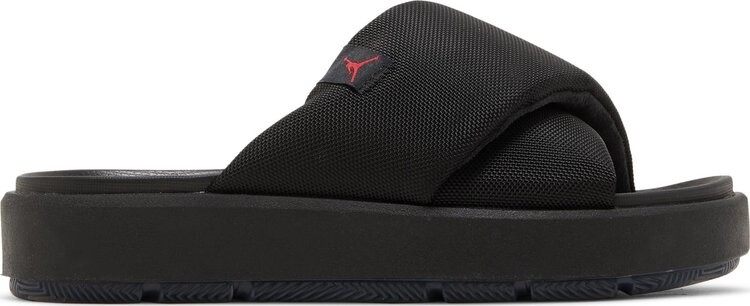 Сандалии Wmns Jordan Sophia Slide Black Fire Red, черный
