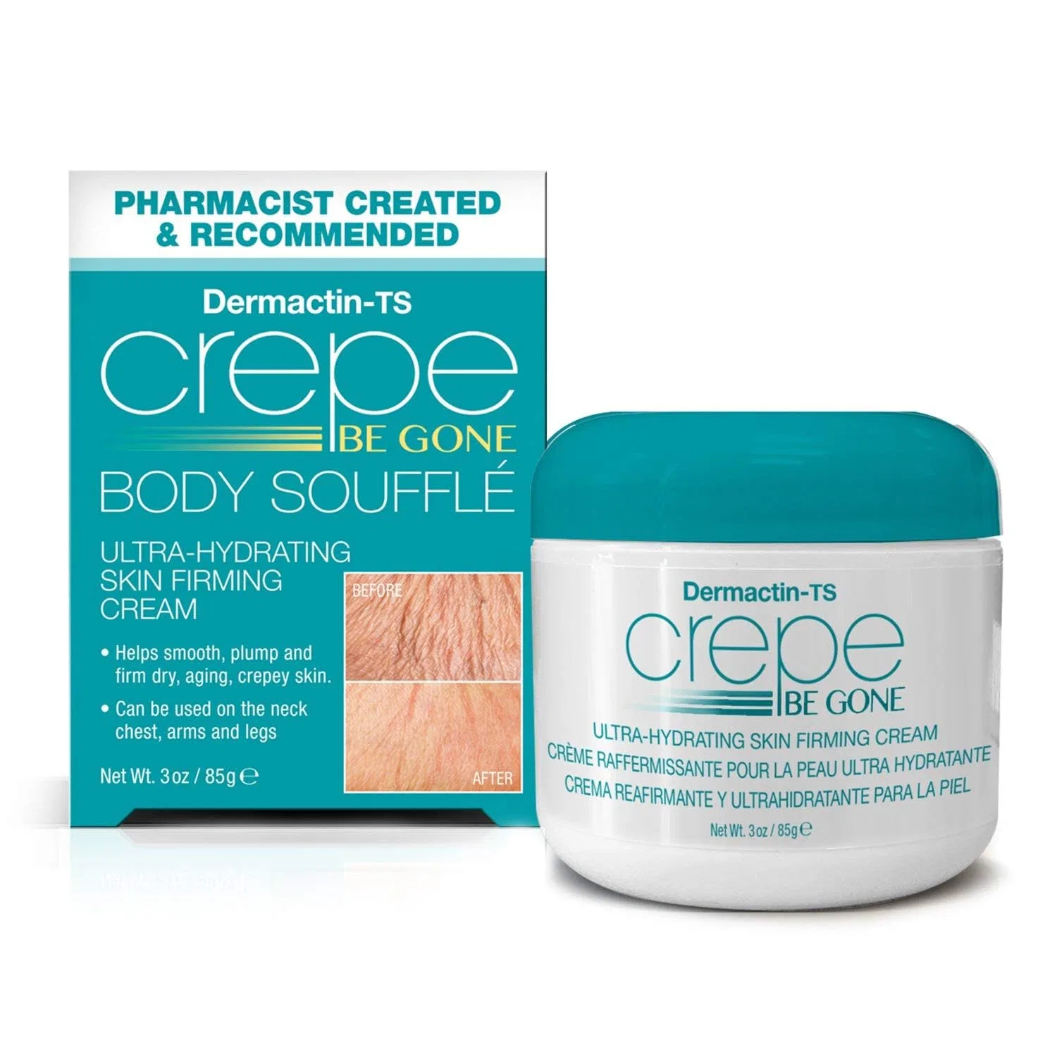 Крем для тела Crepe Away Cream Body Souffle, Dermactin, набор 4 шт, 3 fl oz, Sage — фото 2