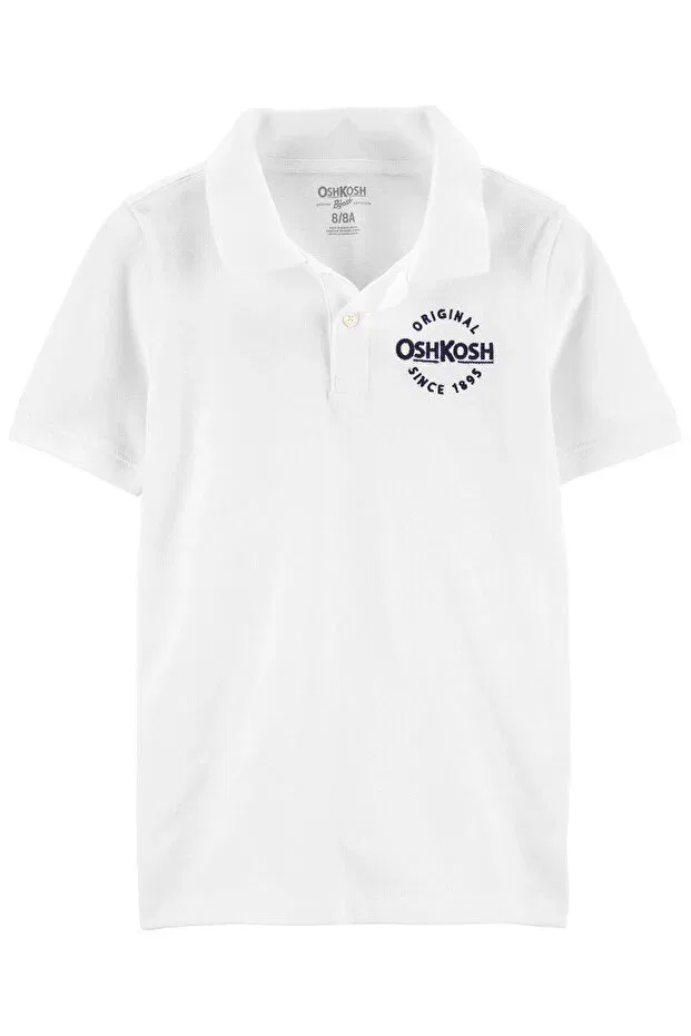 Детская футболка с коротким рукавом Oshkosh, White