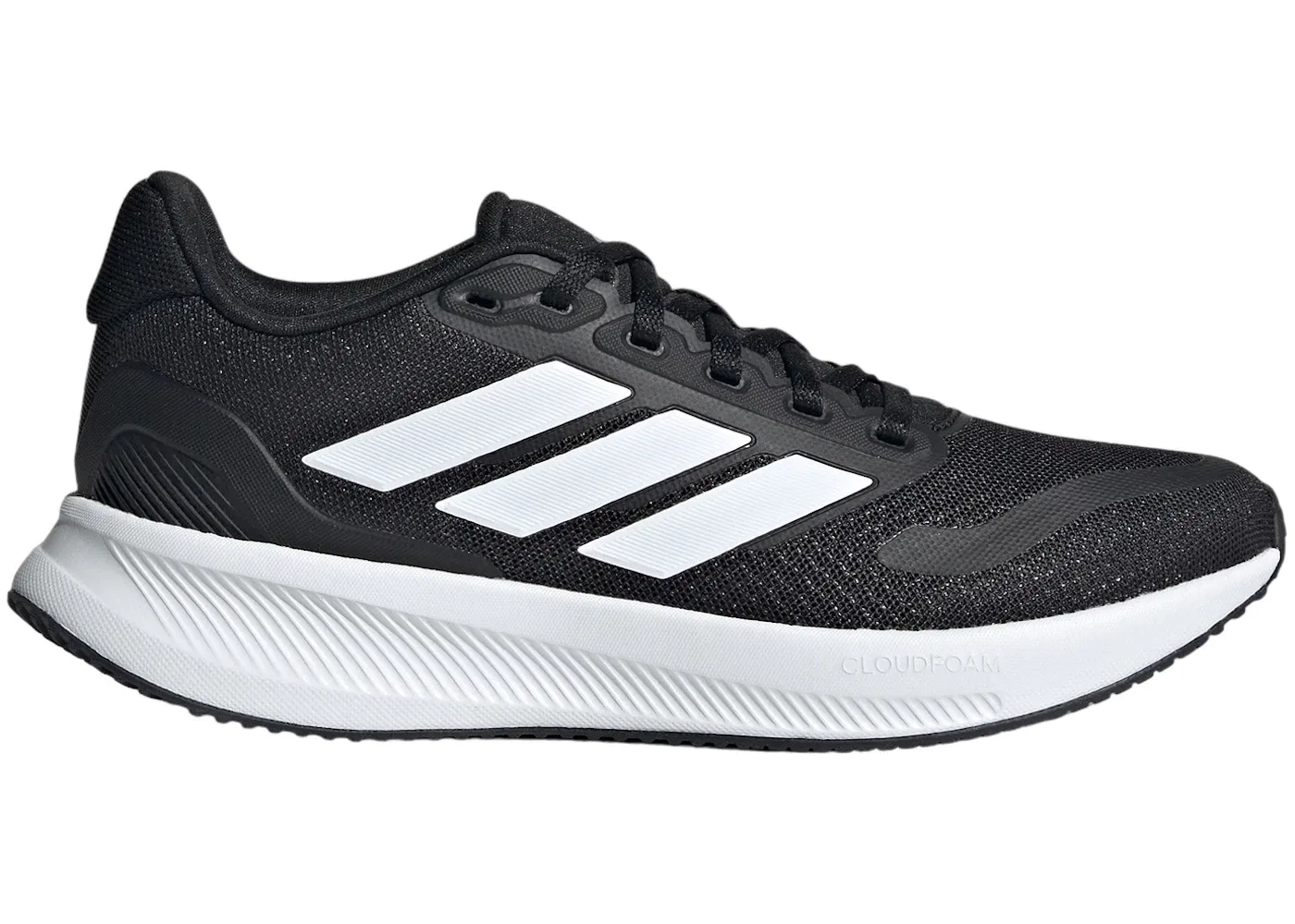 Детские кроссовки с сетчатым верхом Adidas Runfalcon 5, Core Black Cloud White Core Black