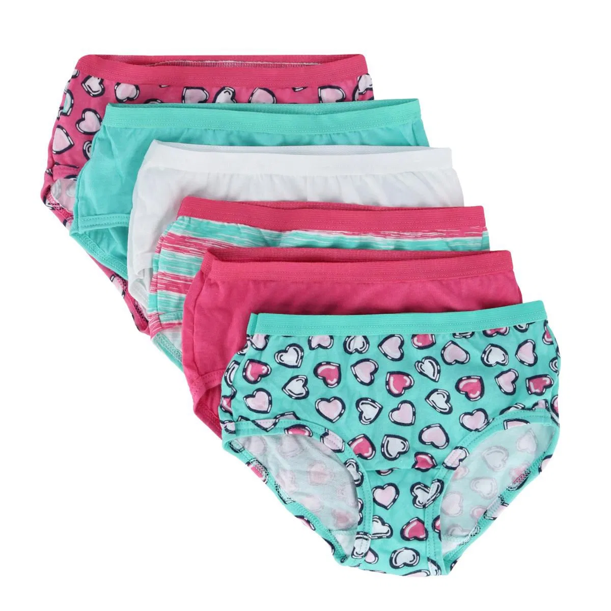 Детские трусы для девочек хлопковые Eversoft Brief Fruit of the Loom, Assorted