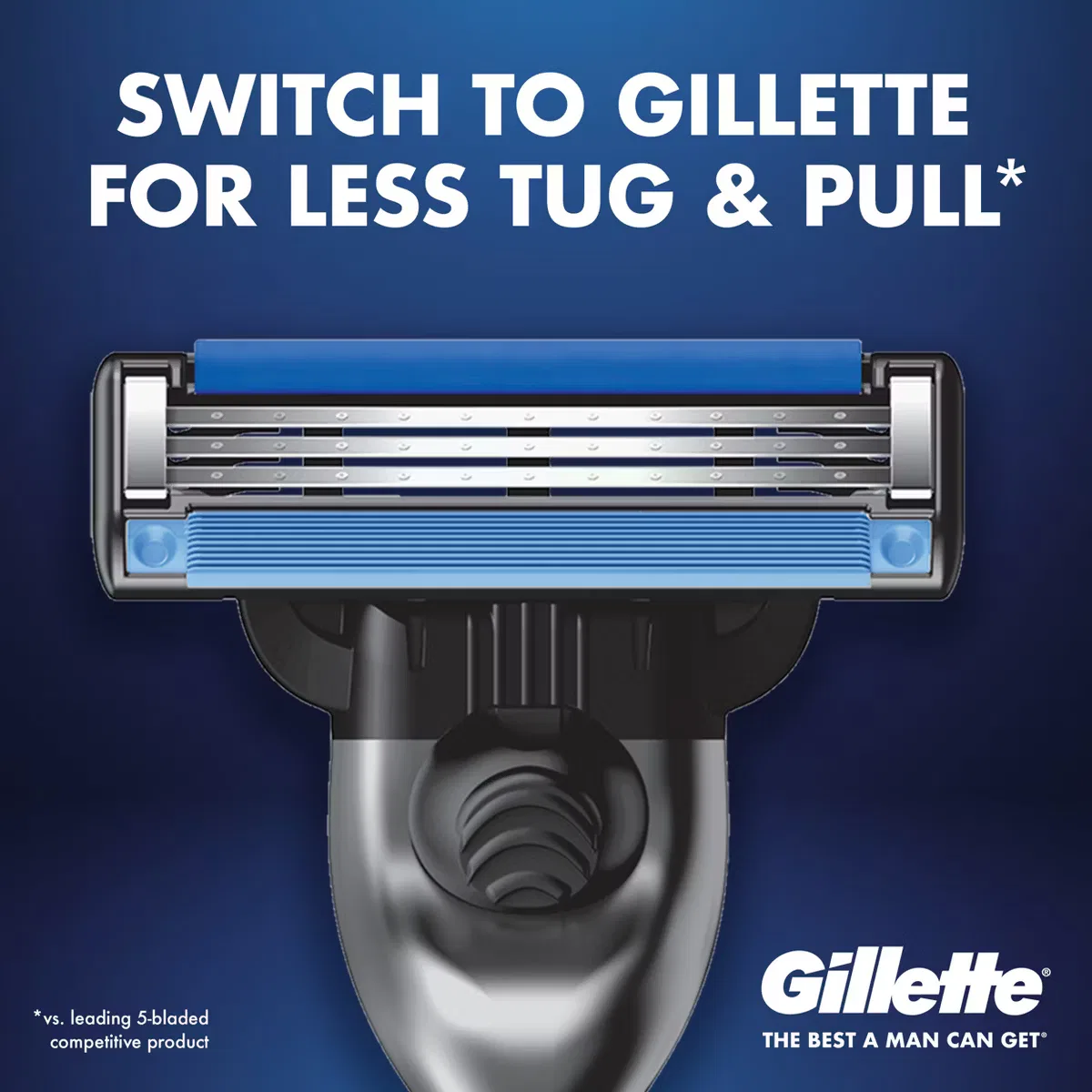 Сменные картриджи для бритвы 10 шт с тремя лезвиями Gillette — фото 2