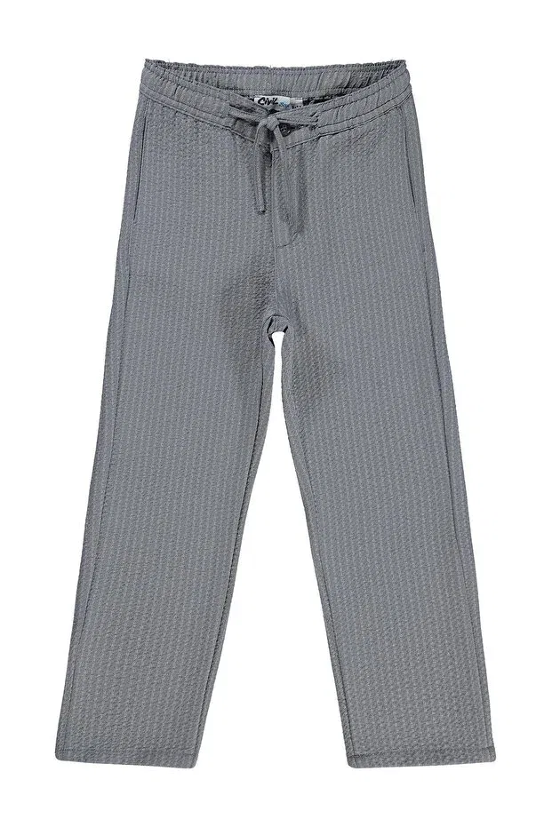 Детские брюки для девочек текстурированные Civil Boys, Gray