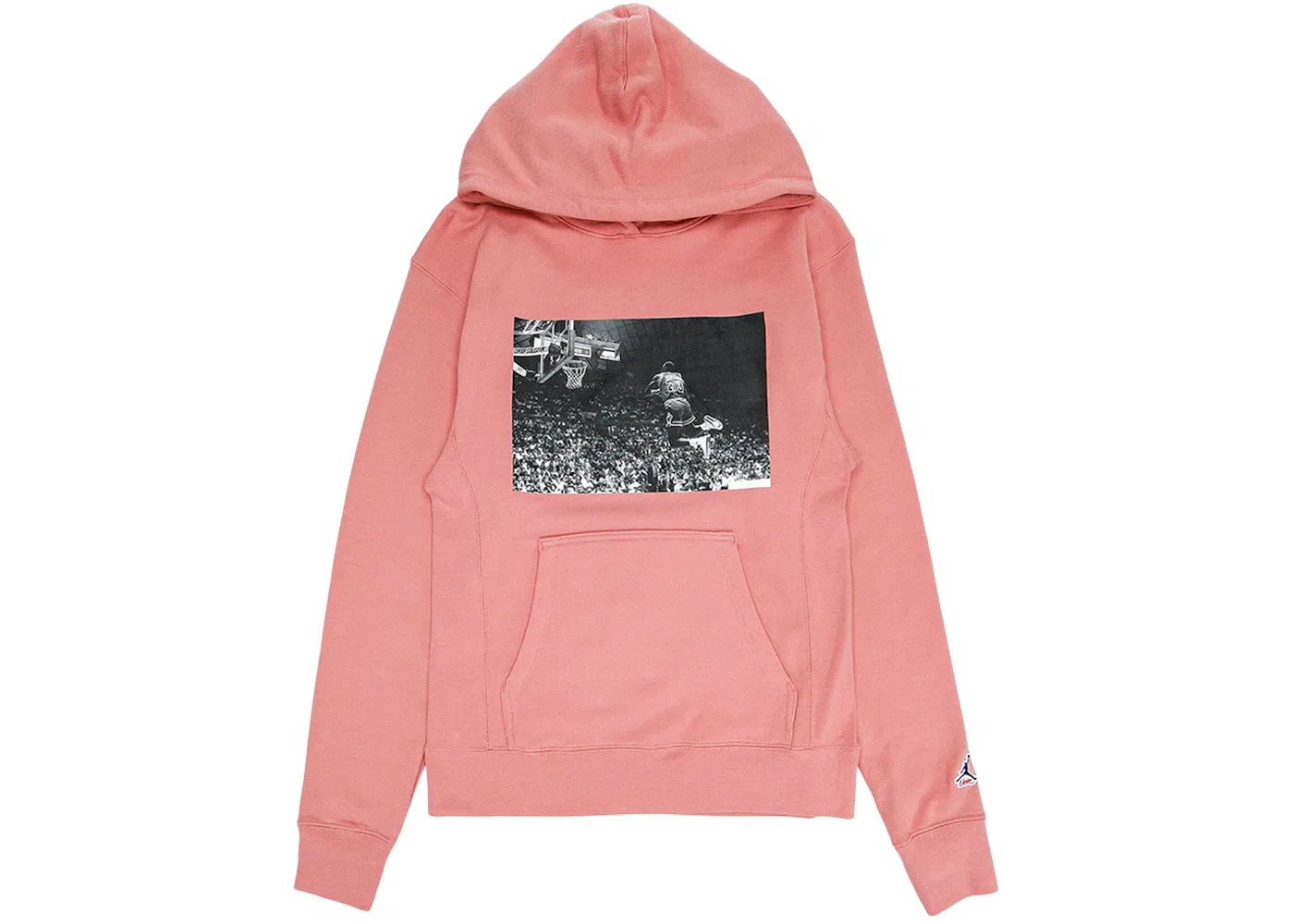 Мужская худи с принтом Flying High Jordan x Union, Rust Pink