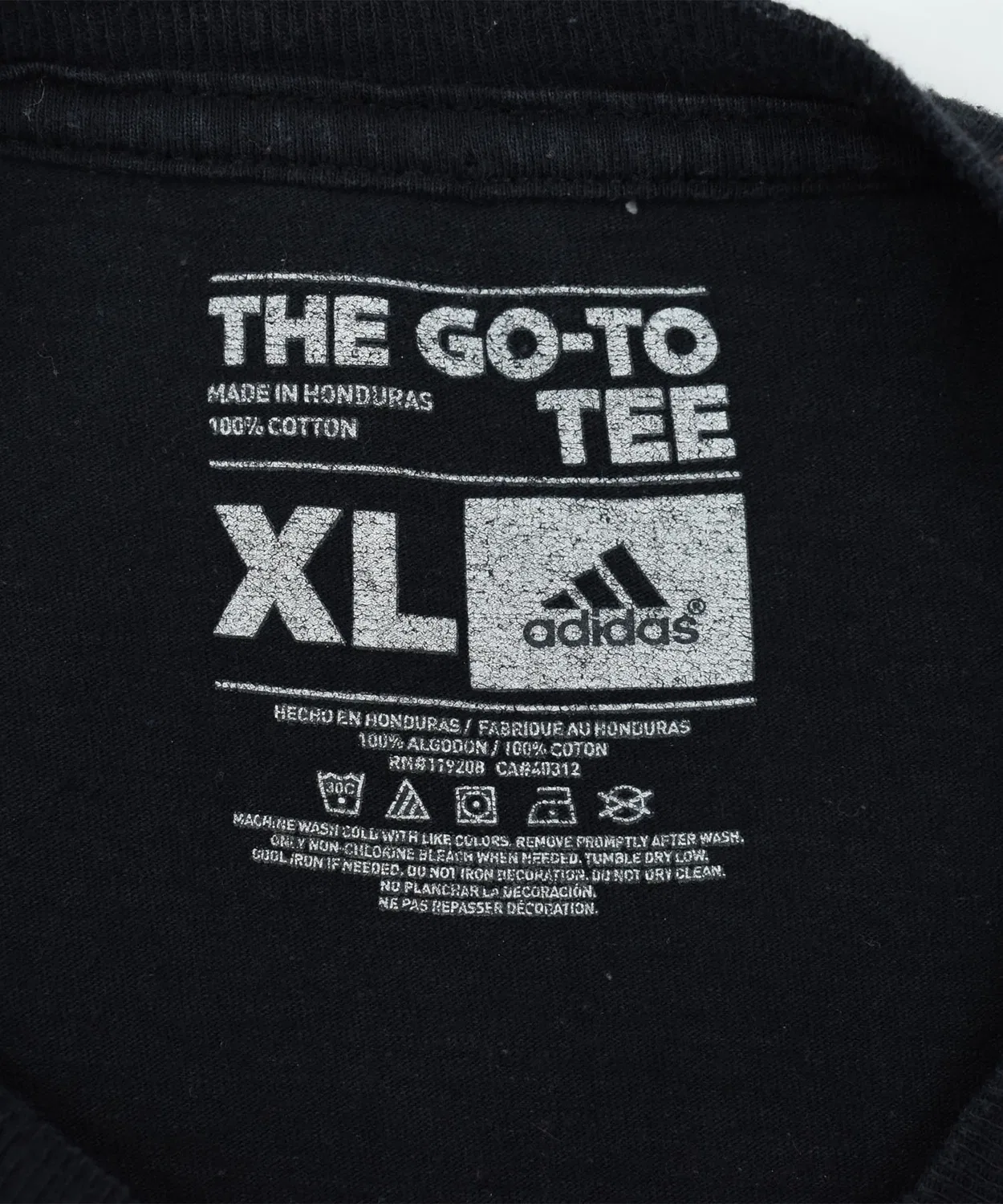 Мужская футболка с принтом Houston Rockets Adidas, Black — фото 4