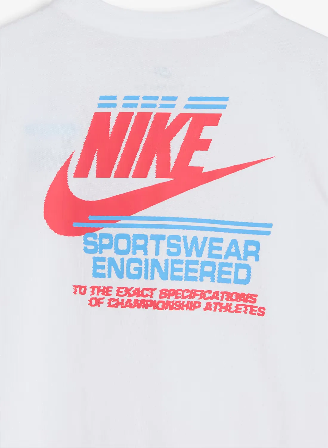 Футболка с принтом Youth bread graphic Nike, белый — фото 4
