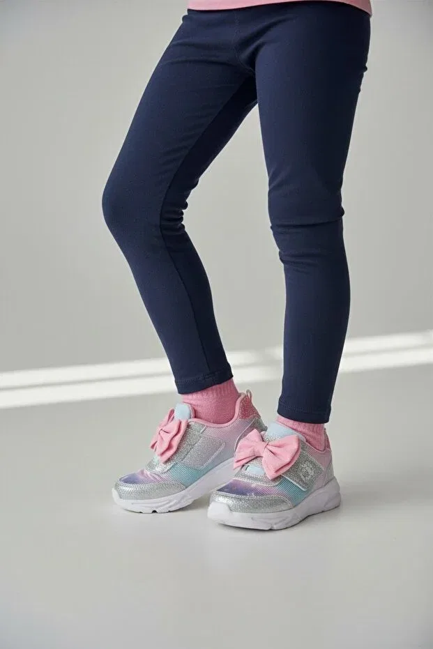 Детские кроссовки для девочек с подсветкой Patik Bebe, Pink — фото 3