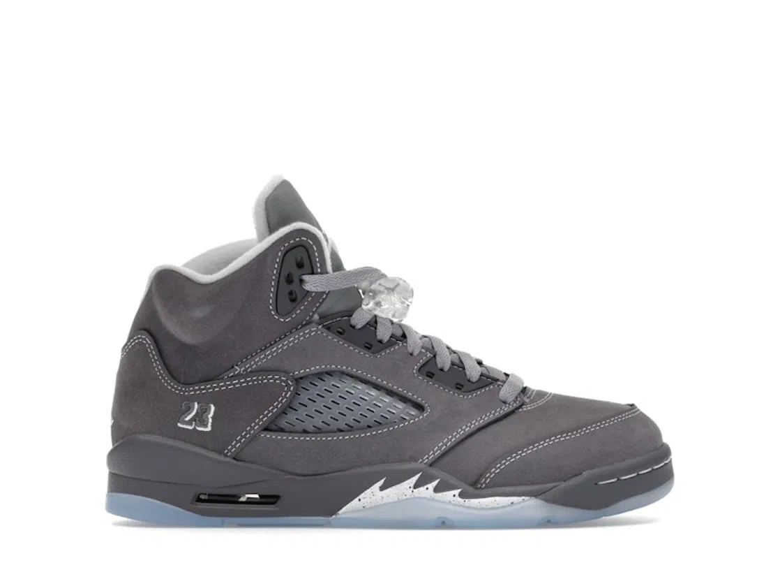 Детские кроссовки Lifestyle с замшевым верхом Jordan 5 Retro, Light Graphite/White/Wolf Grey