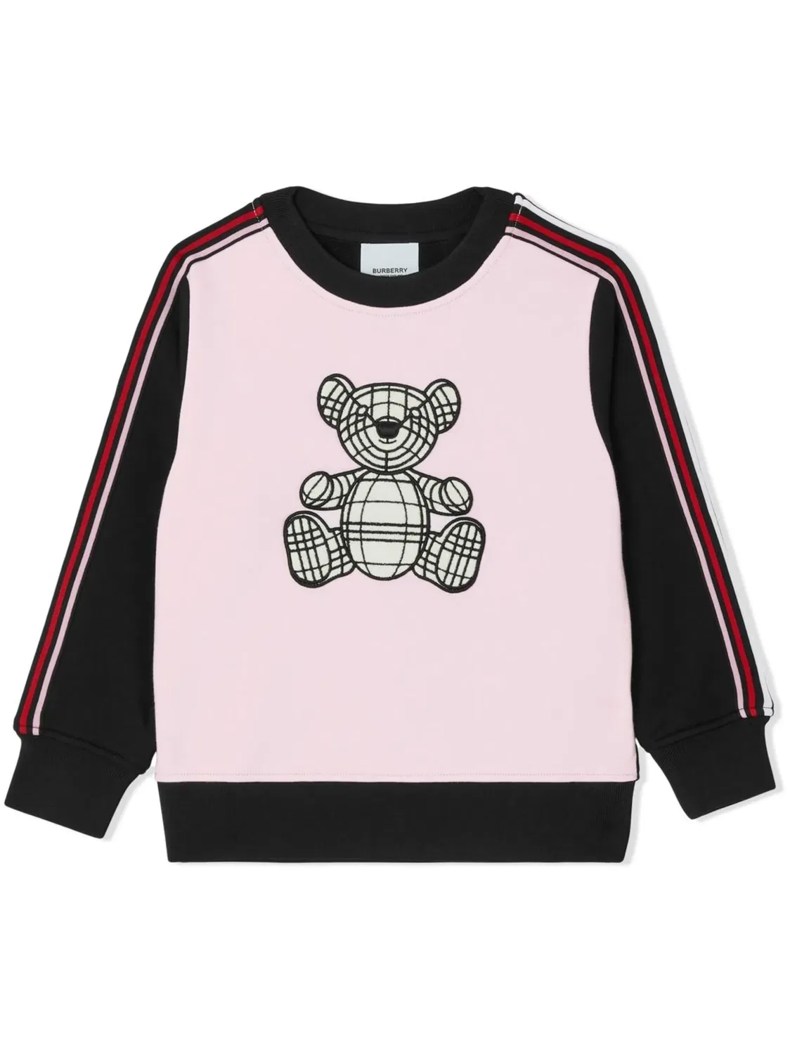 Толстовка с аппликацией Thomas Bear Burberry, розовый