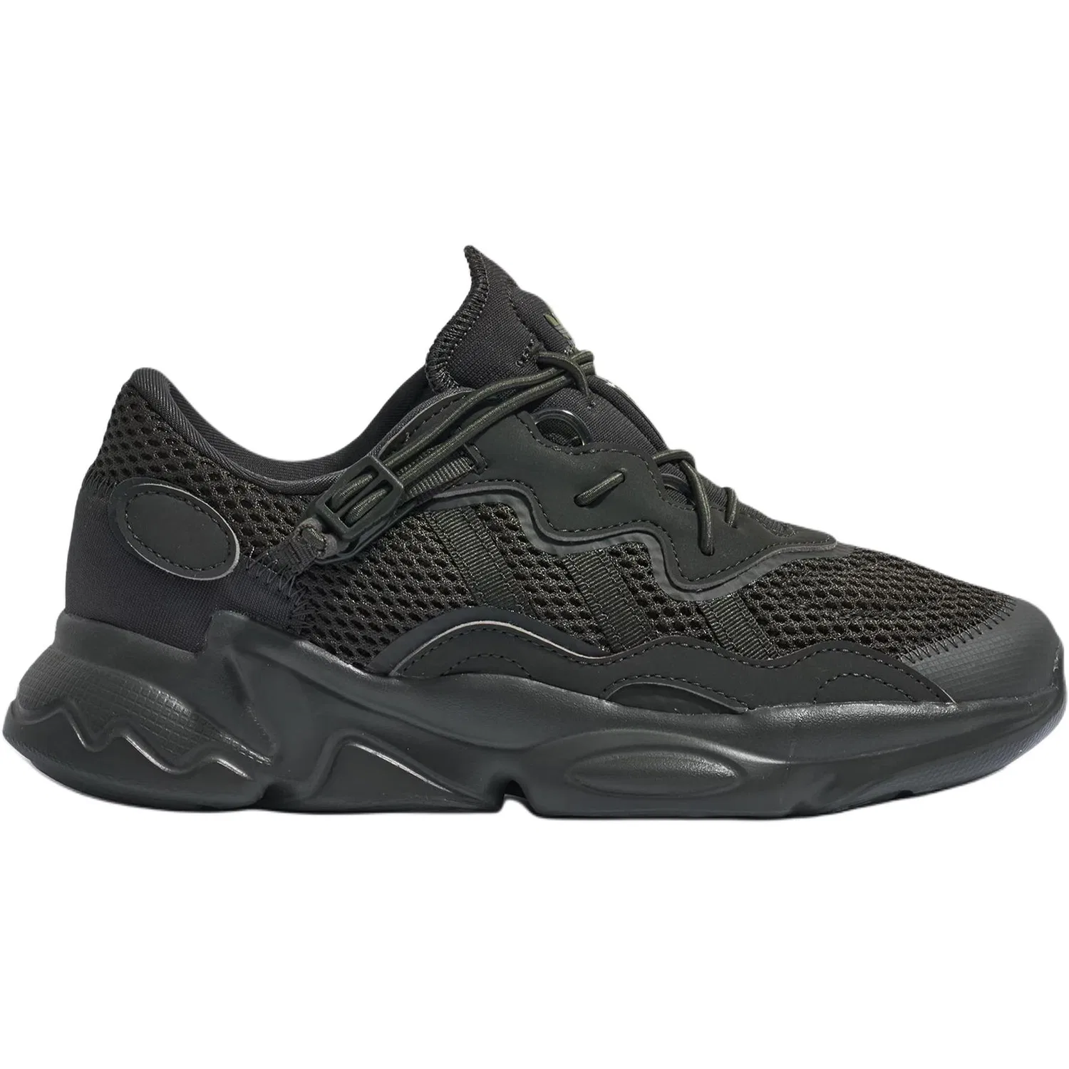 Детские кроссовки с низким верхом Ozweego Adidas Originals, Dark Earthy Brown/Dark Khaki — фото 3