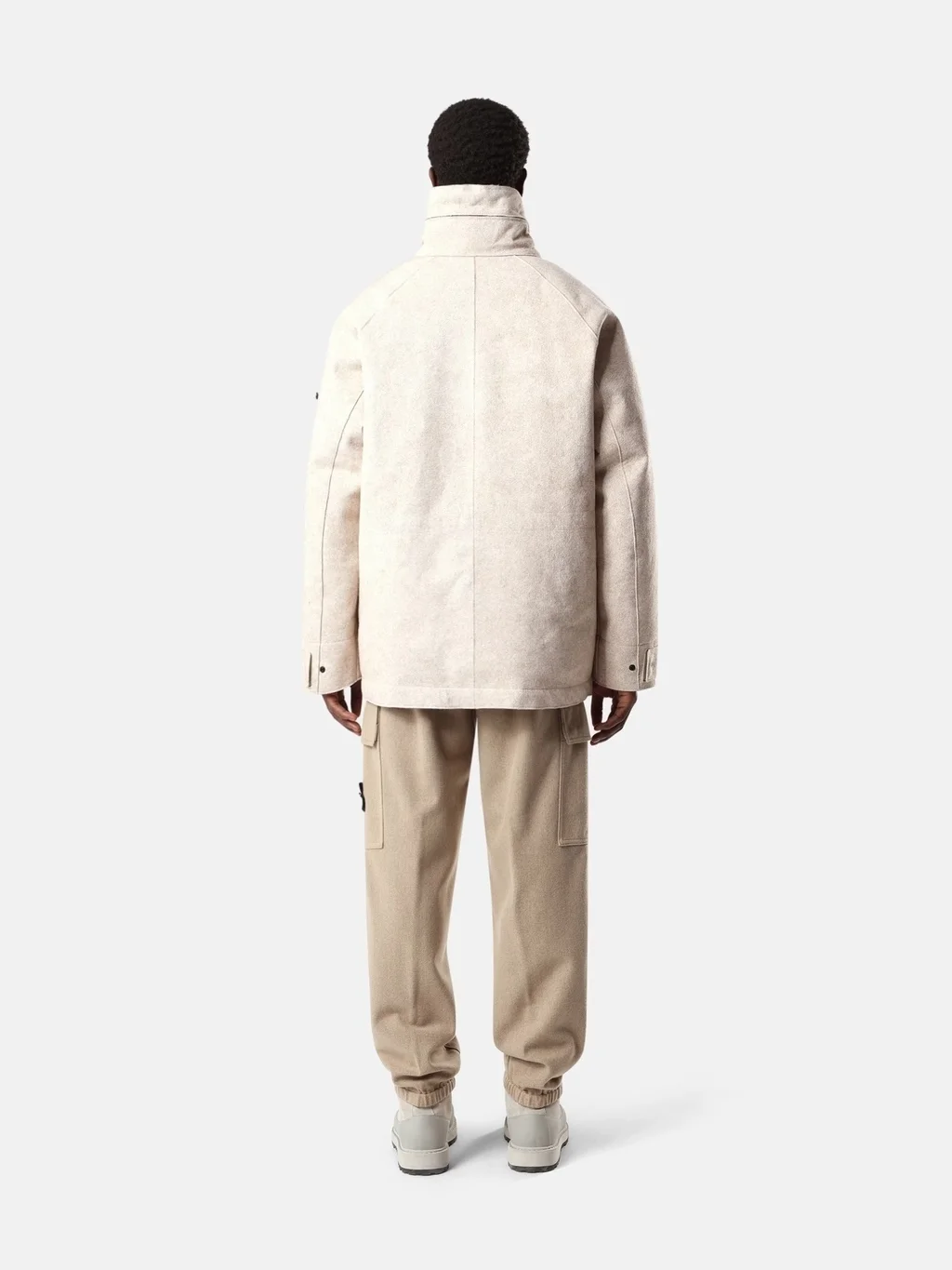 Мужские брюки-джоггеры Stone Island Loose-fit With Elasticized Cuffs, песочный — фото 3