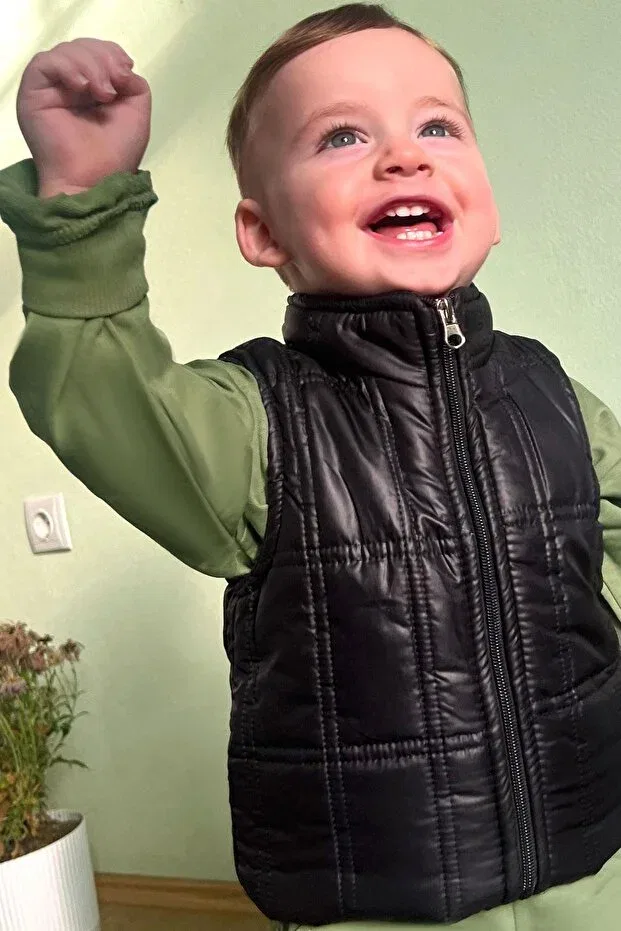 Детский спортивный комплект для мальчиков с принтом Donino Baby, Khaki Green — фото 4