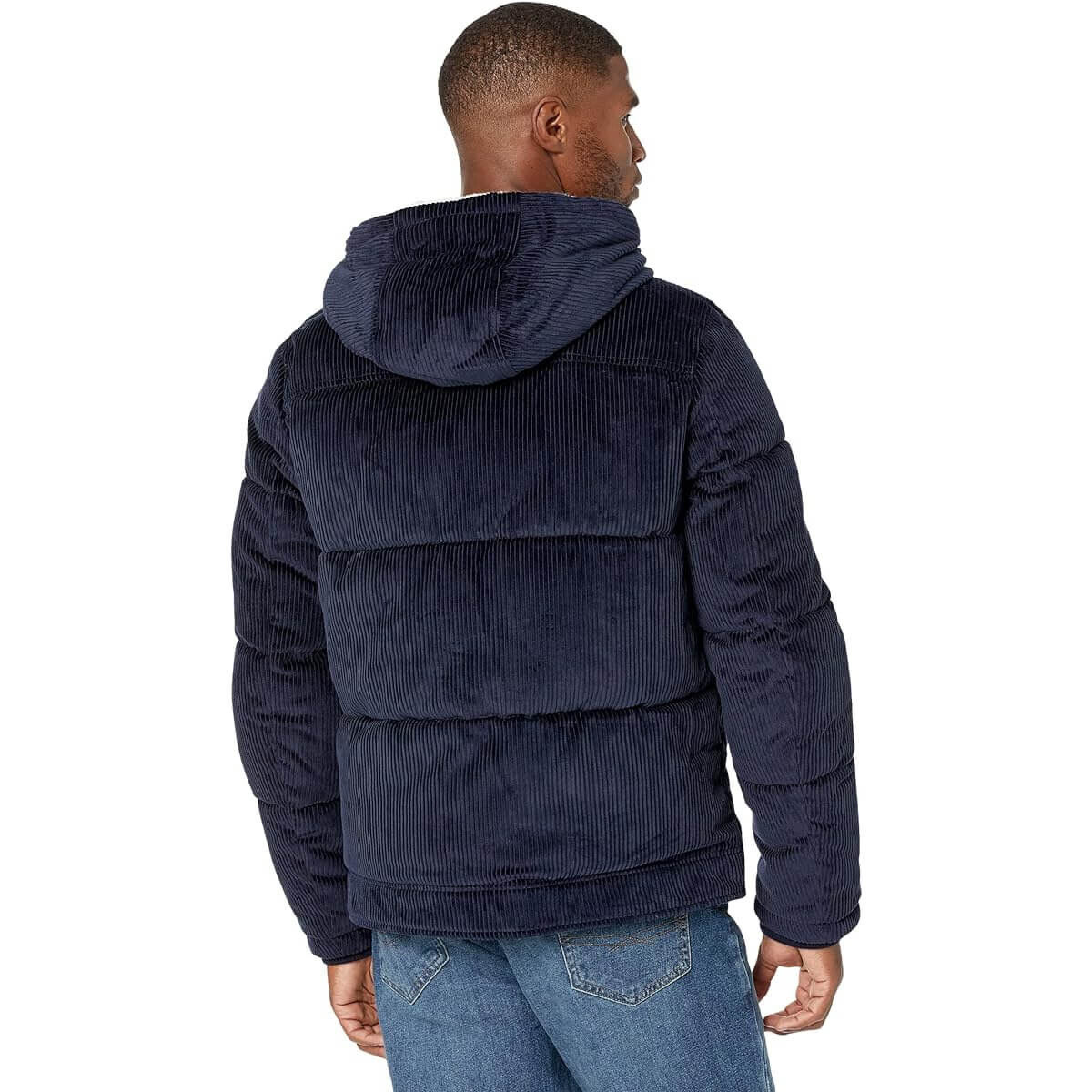 

Мужская утепленная куртка с капюшоном Levi's Military Puffer, темно-синий