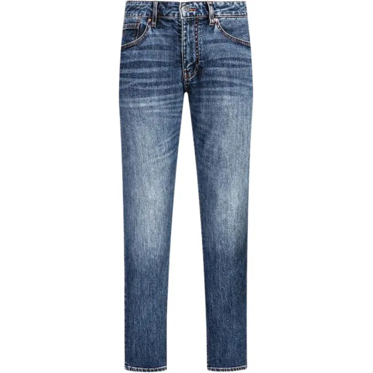 Детские джинсы прямого кроя ARMANI EXCHANGE, Denim Blue