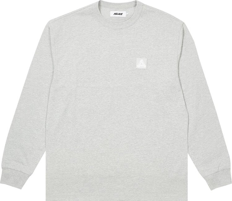 

Лонгслив Palace Square Patch Long-Sleeve 'Grey Marl', серый