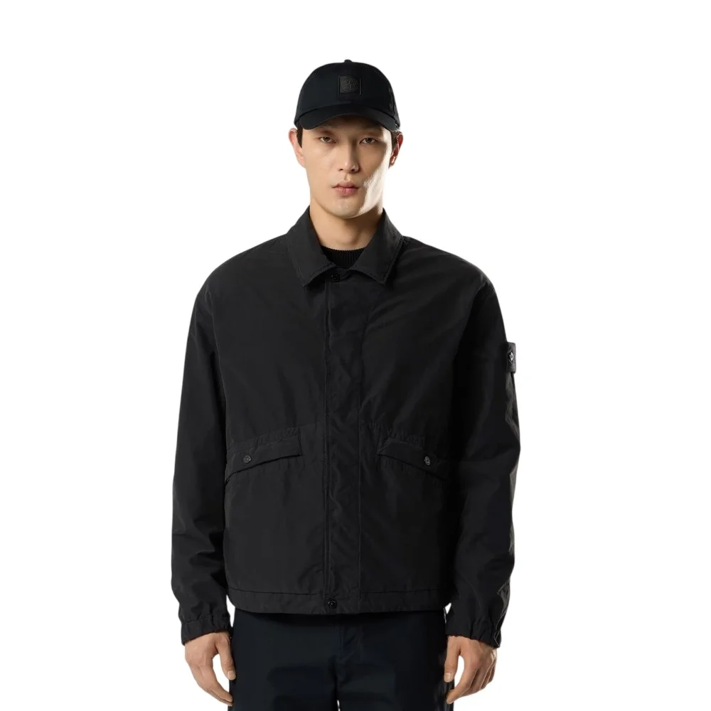 Мужская куртка Stone Island With Anti-drop Finish, черный