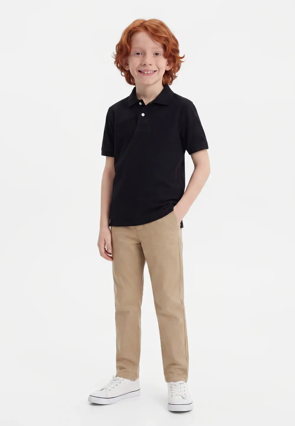 Рубашка поло Gap, True Black