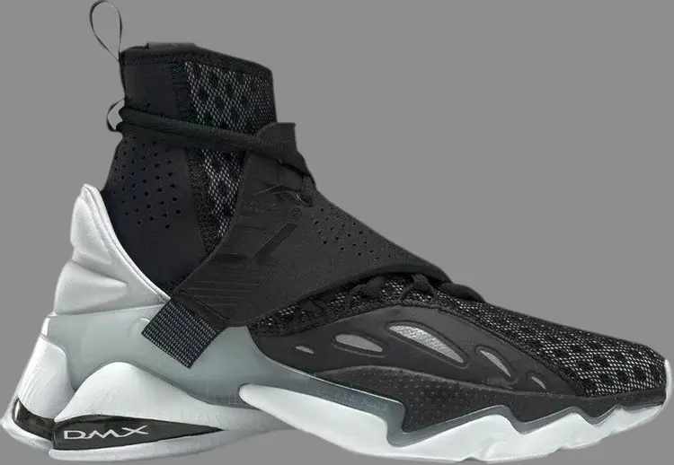 

Кроссовки dmx elusion 001 ft high 'black white' Reebok, черный