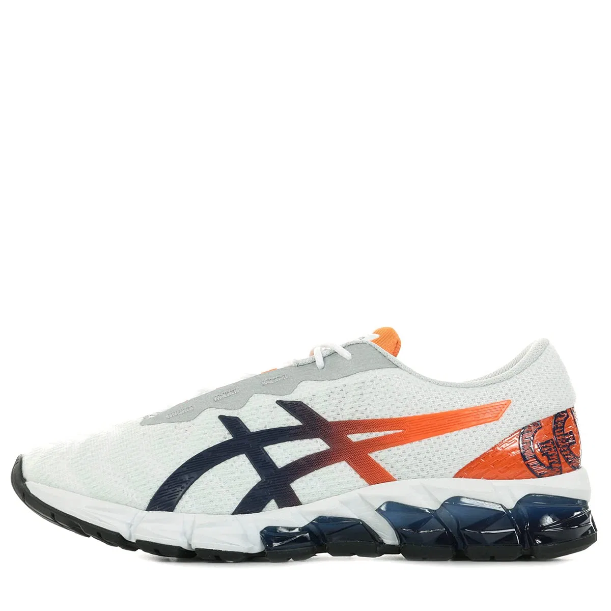Детские кроссовки для девочек с принтом ASICS, White Blue Orange 103