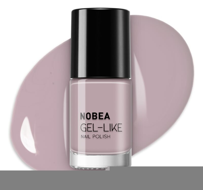 Лак для ногтей с гелевым эффектом NOBEA Day-to-Day, оттенок Beige nutmeg #N52 6 мл — фото 3