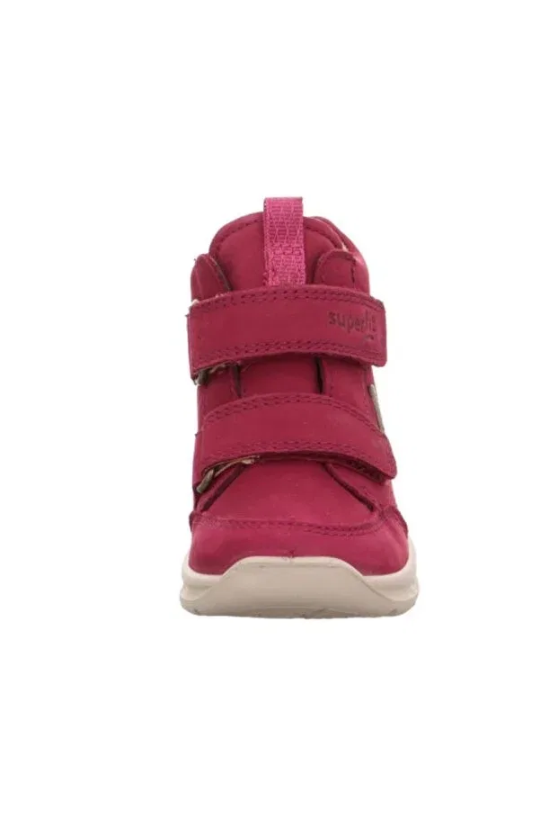 Детские ботинки для девочек с принтом Breeze Superfit, Pink — фото 3