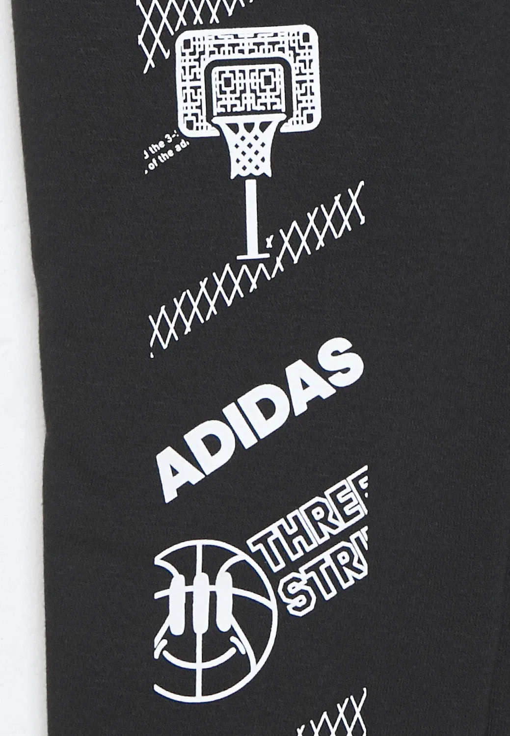 Спортивные тренировочные штаны для улицы - спортивные брюки Adidas Performance, Black — фото 3